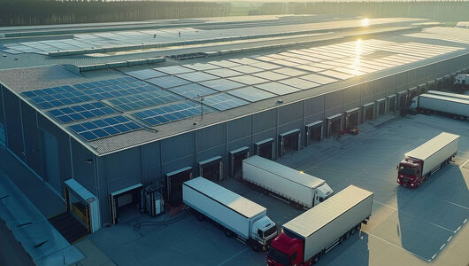 Bases logistiques : toitures légères et performantes pour réduire l'impact carbone