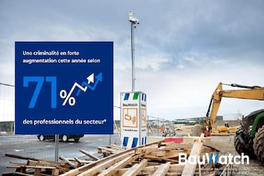 BauWatch : Une nouvelle étude qui révèle la hausse de la criminalité sur les chantiers