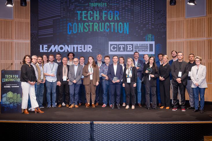 Photo de tous les lauréats de l'édition 2025 des trophées.