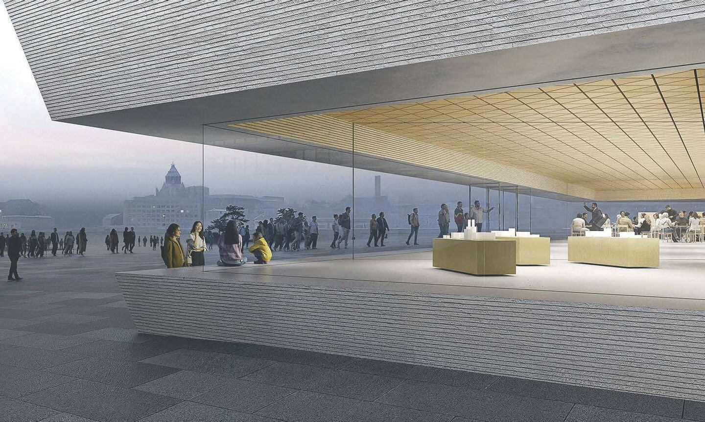 Affluence au futur musée d’Helsinki