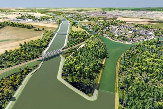 Canal Seine-Nord Europe : SNCF Réseau retient NGE pour le rétablissement ferroviaire de la ligne Creil-Jeumont